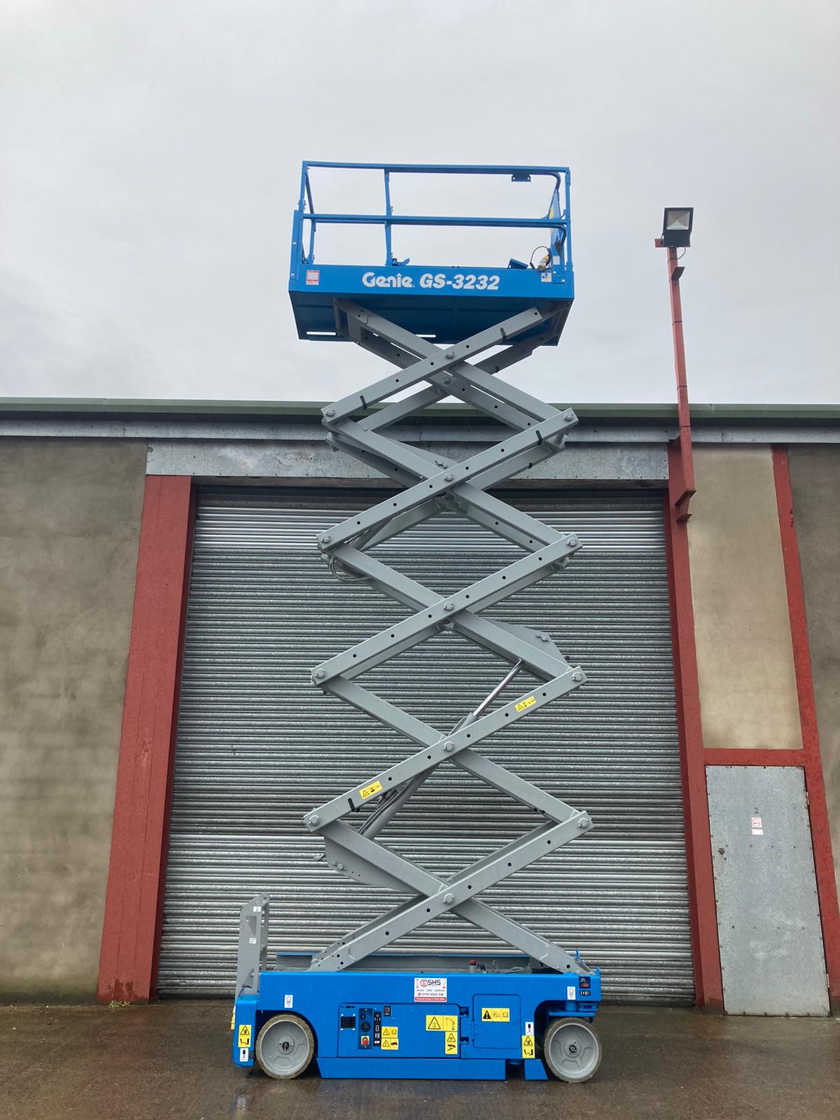 Genie 3232 Scissor Lift SN1801 SHS Merchants Ltd Used Platforms Repairs Refurbished