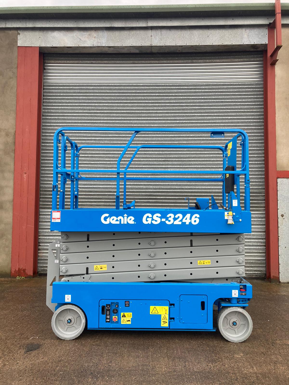 Genie 3232 Scissor Lift SN1857 SHS Merchants Ltd Used Platforms Repairs Refurbished