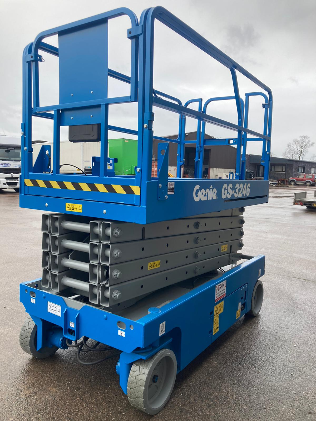 Genie 3232 Scissor Lift SN1857 SHS Merchants Ltd Used Platforms Repairs Refurbished