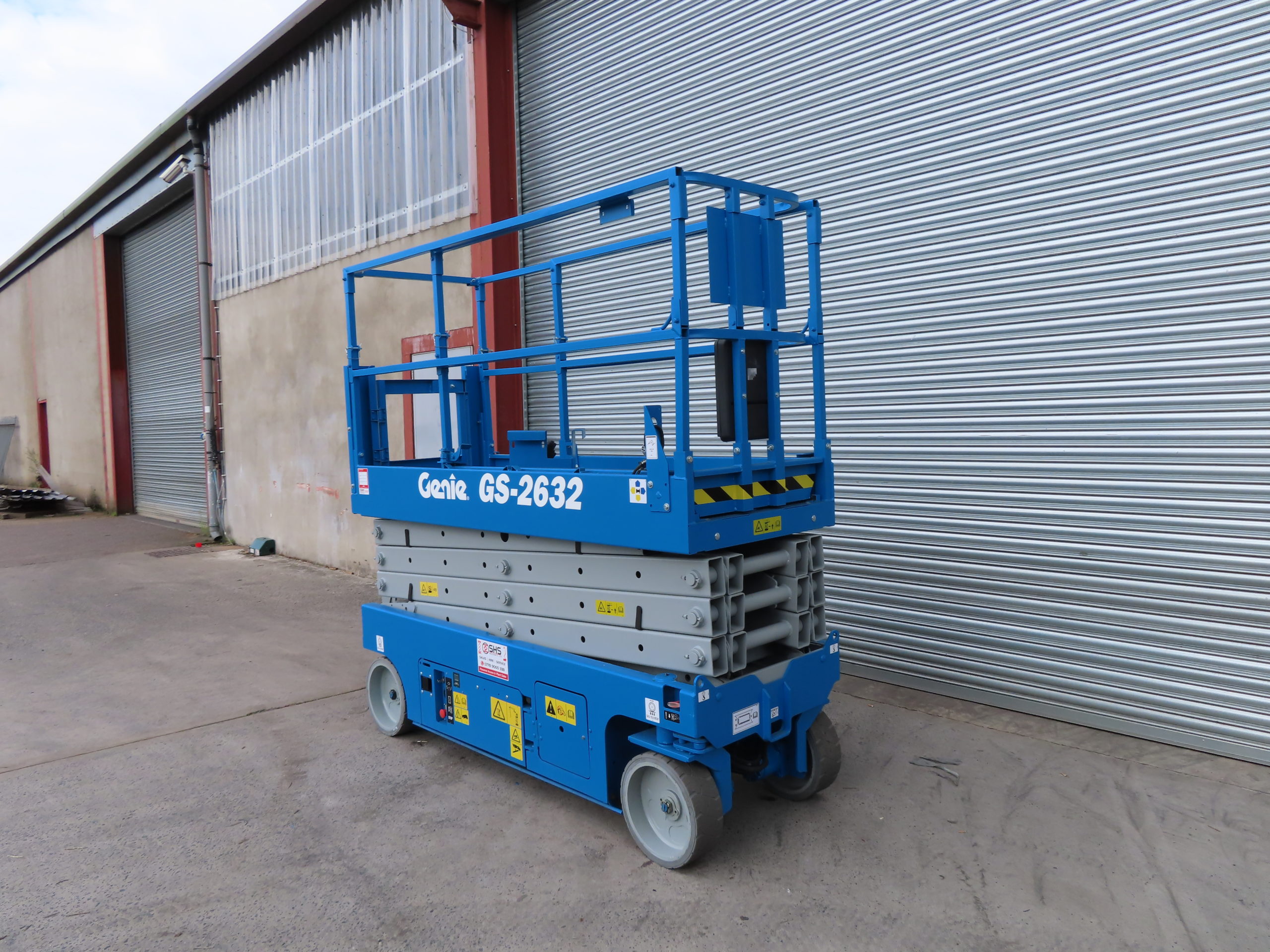 Genie 2632 Scissor Lift SN1940 SHS Merchants Ltd Used Platforms Repairs Refurbished